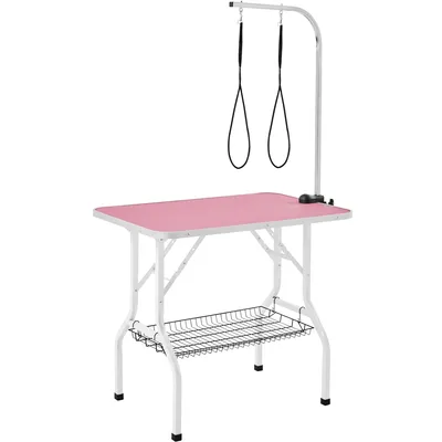 Yaheetech Table de Toilettage pour Animaux Yaheetech Table de Toilettage pour Animaux