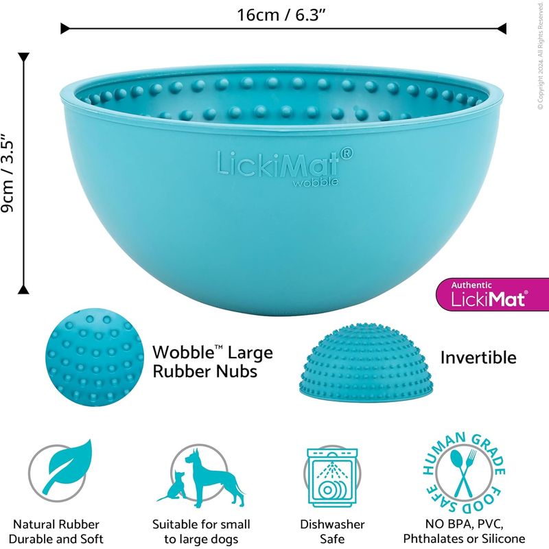 Lickimat Wobble - Tapis de léchage pour chiens