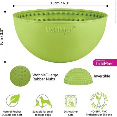 Lickimat Wobble - Tapis de léchage pour chiens