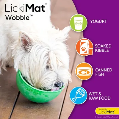 Lickimat Wobble - Tapis de léchage pour chiens