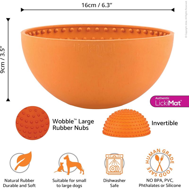 Lickimat Wobble - Tapis de léchage pour chiens