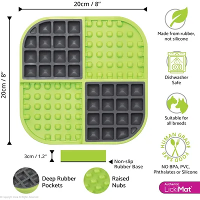 LickiMat - Tapis de léchage Slomo pour chats et chiens  Lickimat