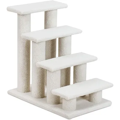 GIANTEX Escalier pour Chat 4 Étages avec Griffoir et Centre d’Activités