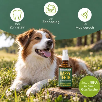 Wolfsbacher Natur Dentalspray für Hunde