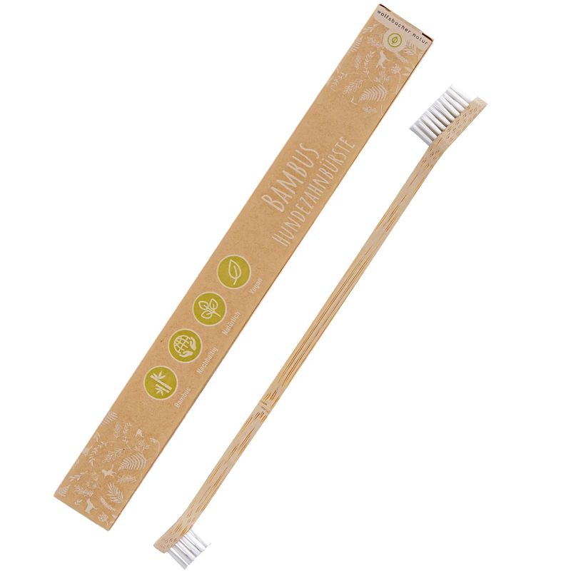 Wolfsbacher Natur 1x Brosse à dents en bambou