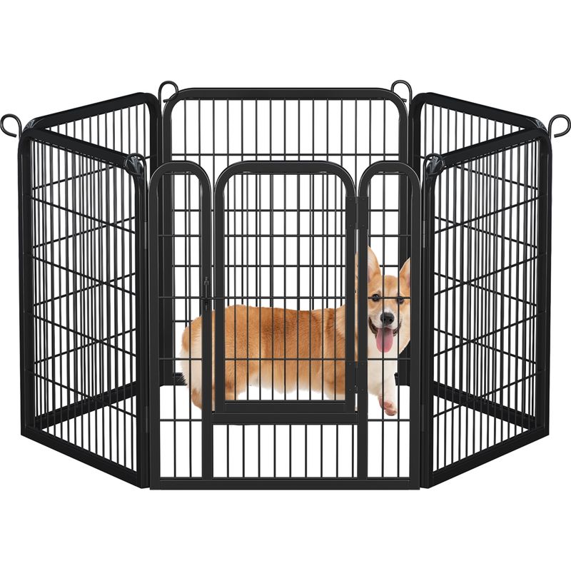 Yaheetech Parc pour animaux de compagnie en Métal