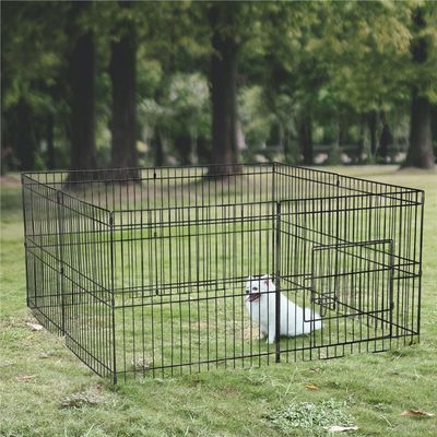 8 Panneaux Parc Enclos Pliant Pour Chiens Chiots 61cm