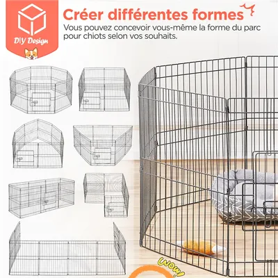 Yaheetech Parc pour Animaux de Companie