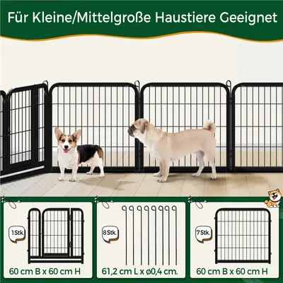 Welpenlaufstall Welpenauslauf Tierlaufstall Freilaufgehege Hundelaufstall
