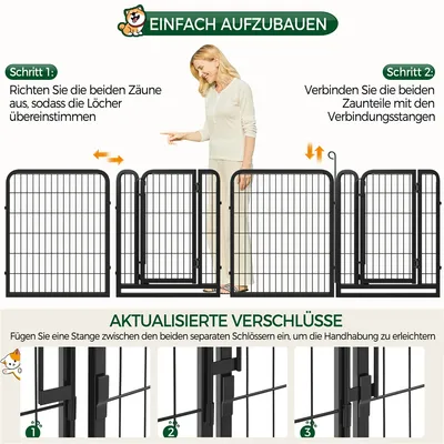 Welpenlaufstall Welpenauslauf Tierlaufstall Freilaufgehege Hundelaufstall Welpenlaufstall Welpenauslauf Tierlaufstall Freilaufgehege Hundelaufstall