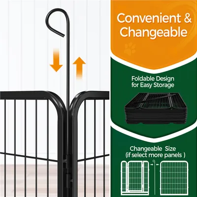 Yaheetech Parc pour animaux de compagnie en Métal