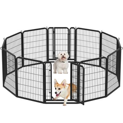 Yaheetech Parc pour animaux de compagnie en Métal