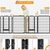 Yaheetech Parc pour Chien Multiusage