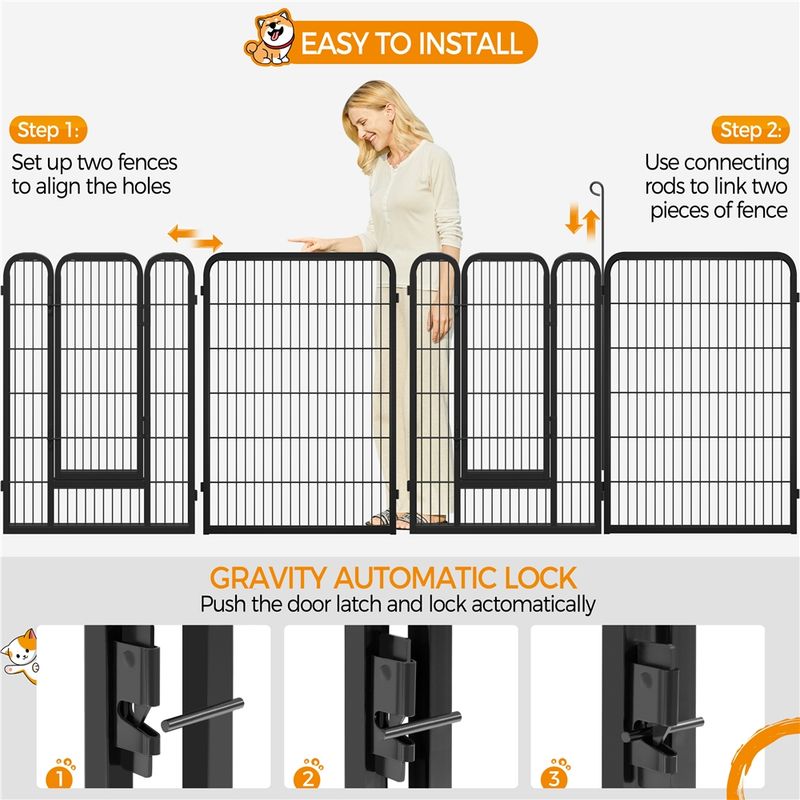 Yaheetech Parc pour Chien Multiusage