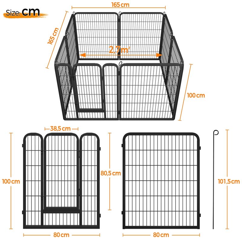 Yaheetech Parc pour Chien Multiusage