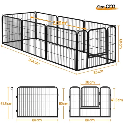Yaheetech Parc pour Chien Multiusage