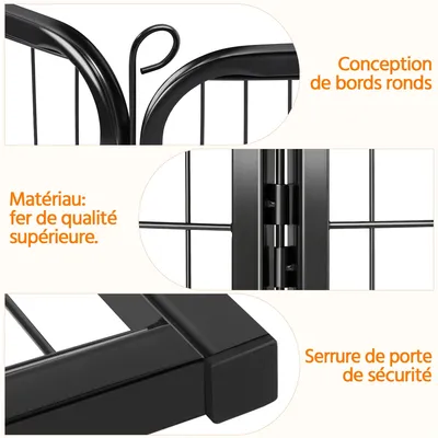 Yaheetech Parc pour Chien Multiusage