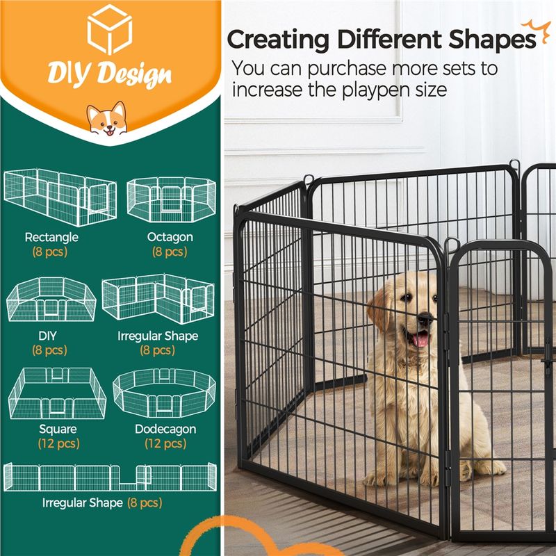 Yaheetech Parc pour Chien Multiusage