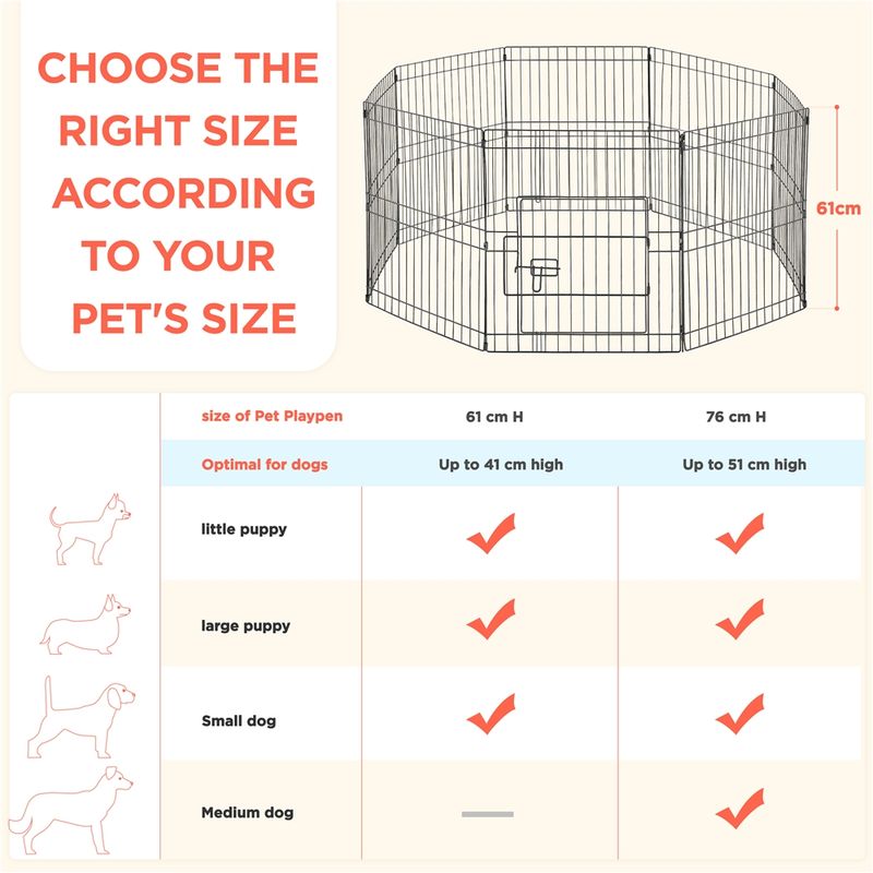 Yaheetech Parc pour Animaux de Companie