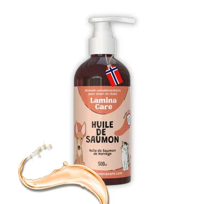 Lamina Care - Huile de Saumon Enrichie en Oméga 3 et 6, EPA et DHA