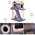 GIANTEX Arbre à Chat avec Poteaux en Sisal, Niche Confortable et Escalier