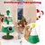 GIANTEX Kratzbaum In Form Eines Weihnachtsbaums Mit 2 Höhlen GIANTEX Kratzbaum In Form Eines Weihnachtsbaums Mit 2 Höhlen