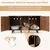 GIANTEX 3 en 1 Maison de Toilette pour Chat,2 Porte avec Pieds Amovibles GIANTEX 3 en 1 Maison de Toilette pour Chat,2 Porte avec Pieds Amovibles