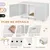 GIANTEX 3 en 1 Maison de Toilette pour Chat,2 Porte avec Pieds Amovibles GIANTEX 3 en 1 Maison de Toilette pour Chat,2 Porte avec Pieds Amovibles