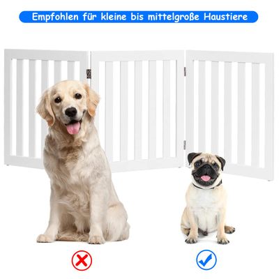 GIANTEX Faltbare Sicherheitsbarriere, Sicherheitsgitter Für Haustiere