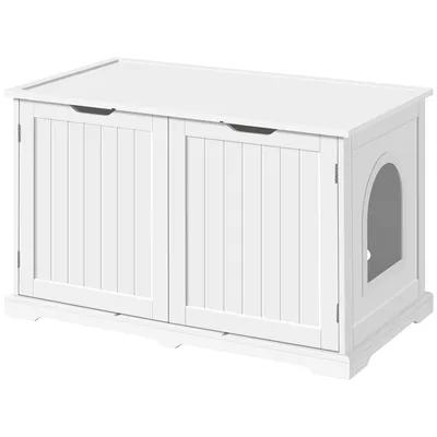 Yaheetech Cache Litière Bois