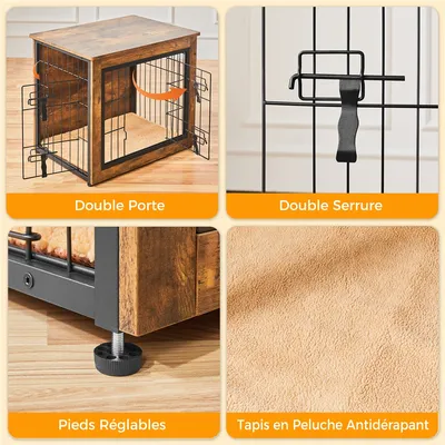 Yaheetech Cage pour Chien Intérieur