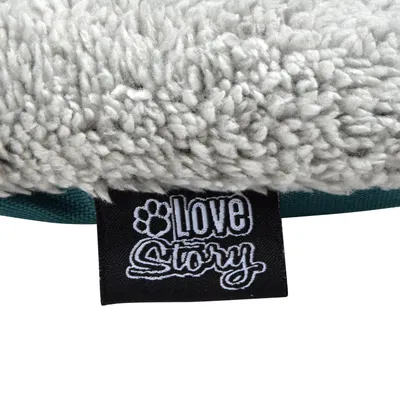 Love Story - Couchage de voyage pour chien en sherpa Love Story - Couchage de voyage pour chien en sherpa