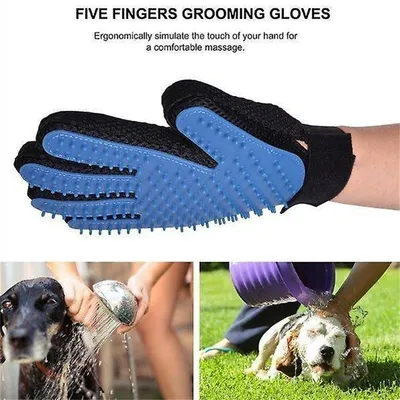 MCBOSON  Gant de brosse Chien Chat Main droite