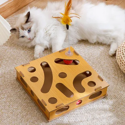 MCBOSON Jouet Cat Activity Flip Board pour chat MCBOSON Jouet Cat Activity Flip Board pour chat
