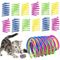 MCBOSON Lot de 12 ressorts en spirale colorés pour chat 12 pièces