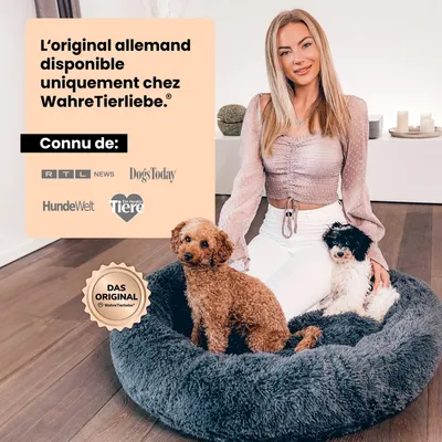 Panier Chien Fluffy Plus - Gris Panier Chien Fluffy Plus - Gris
