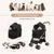 GIANTEX 3-in-1-Hundeklappe Mit Autositz Und Verstellbarem Sonnendach GIANTEX 3-in-1-Hundeklappe Mit Autositz Und Verstellbarem Sonnendach