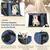 GIANTEX Poussette Pliable pour Chien avec Portes Zippées