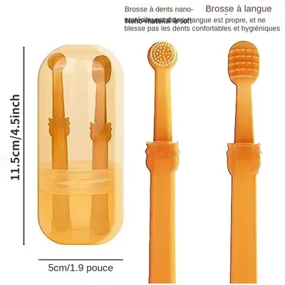 MCBOSON Zahnbürsten-Set (2-teilig)