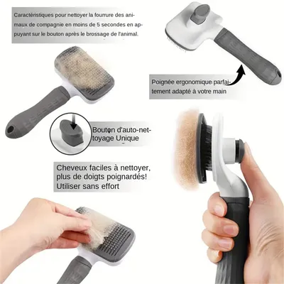 MCBOSON  Brosse de toilettage pour chien et chat