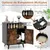 GIANTEX Meuble Litière pour Chat avec Compartiment Ouvert GIANTEX Meuble Litière pour Chat avec Compartiment Ouvert