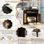 GIANTEX Meuble Litière pour Chat avec Compartiment Ouvert GIANTEX Meuble Litière pour Chat avec Compartiment Ouvert
