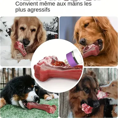 MCBOSON  Jouet à mâcher indestructible pour chiens agressifs