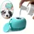 MCBOSON  Brosse de bain et de massage en silicone pour chiens
