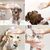 MCBOSON  Brosse de bain et de massage en silicone pour chiens