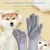 MCBOSON  Gants de toilette pour animaux en silicone