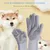 MCBOSON Gants de toilette pour animaux en silicone MCBOSON Gants de toilette pour animaux en silicone