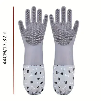 MCBOSON Gants de toilette pour animaux en silicone MCBOSON Gants de toilette pour animaux en silicone