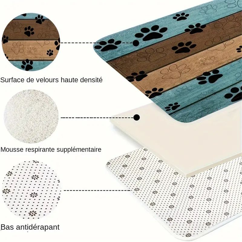 MCBOSON Couverture de sol 60*90CM