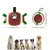 MCBOSON Robuster Hunde-Football aus Gummi